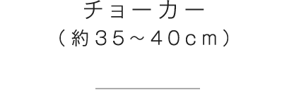 チョーカー(約35〜40cm)